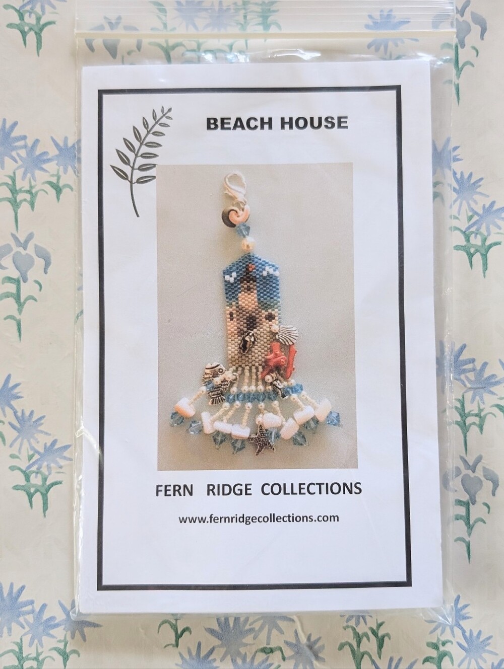 Fern Ridge Collections Beach House Peyote Beaded Scissor Fob Kit NEW DIY Craft